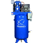 Quincy Compressor 5 HP Two Stage-QP PRO (Prsr Lubricated)-w/Mag Starter, 351CS80VCA23 551CS80VCB